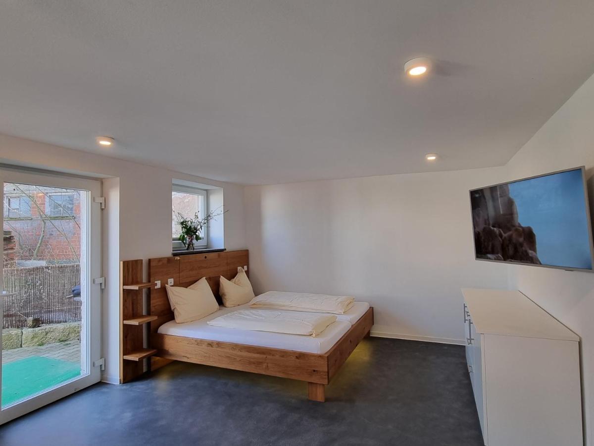 Urlaubsreiterhof Trunk Apartment Igersheim ภายนอก รูปภาพ