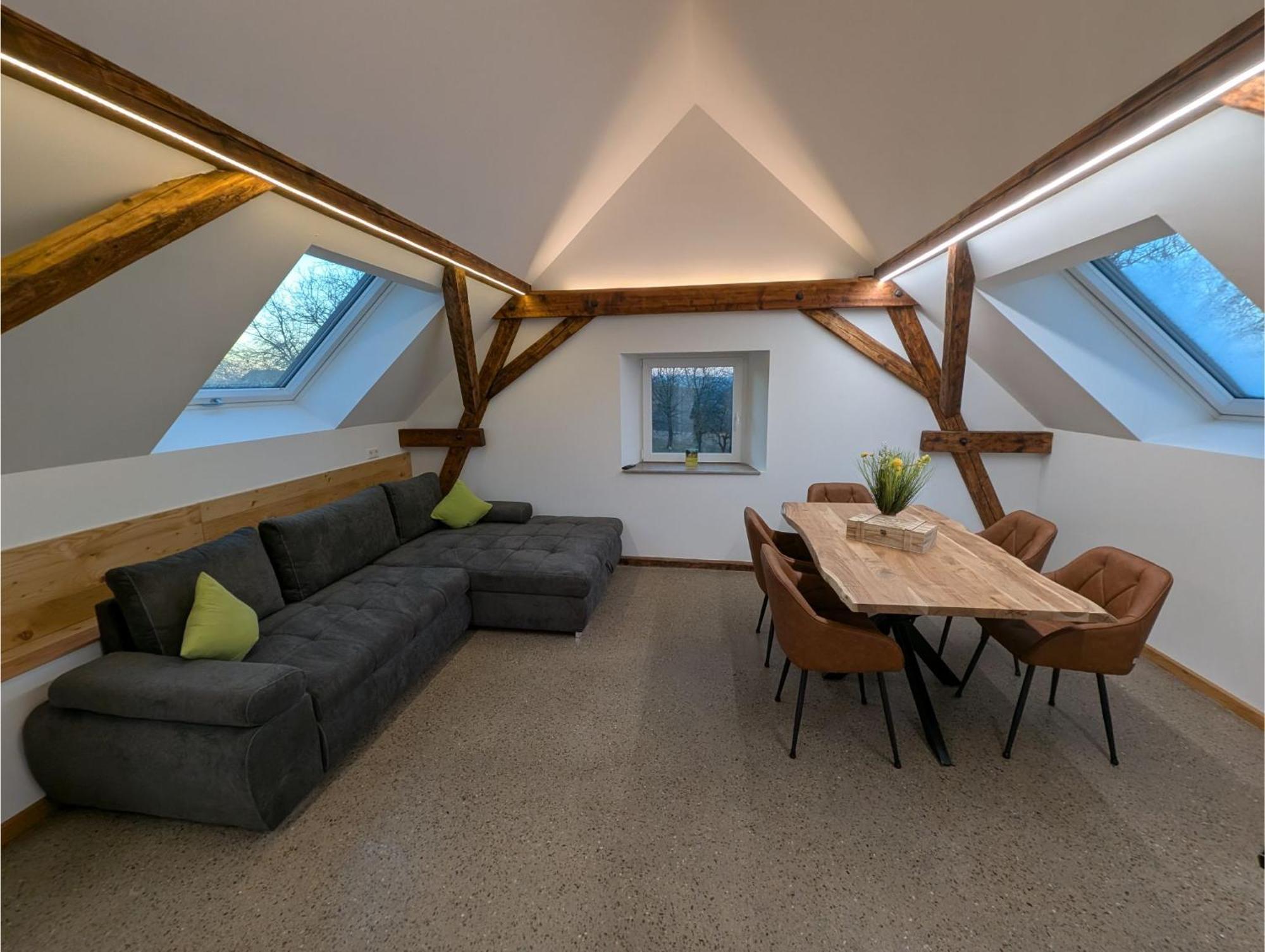Urlaubsreiterhof Trunk Apartment Igersheim ภายนอก รูปภาพ