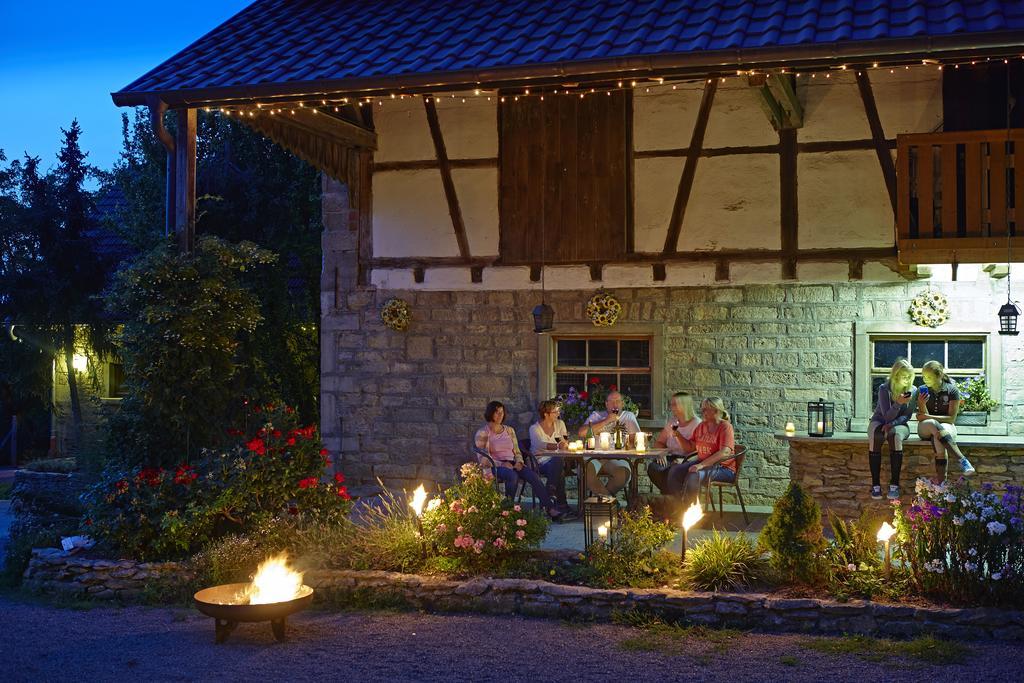 Urlaubsreiterhof Trunk Apartment Igersheim ภายนอก รูปภาพ