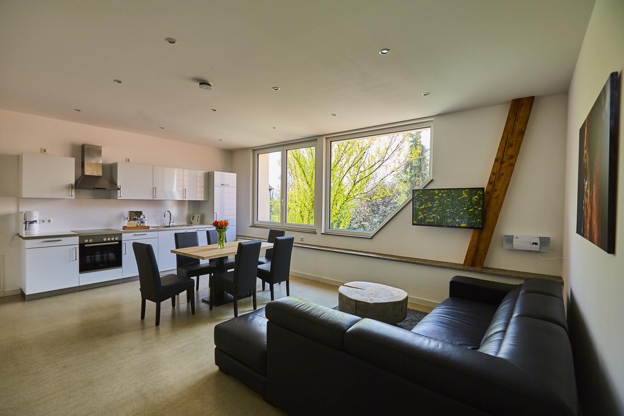 Urlaubsreiterhof Trunk Apartment Igersheim ภายนอก รูปภาพ